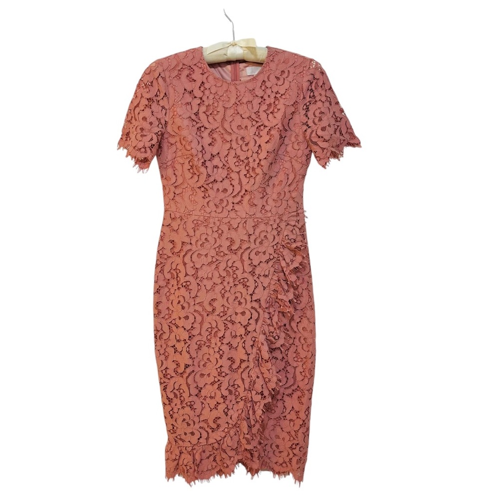 - Rachel Parcell Ruffle
Front Lace Sheath... - Picture 3 of 6